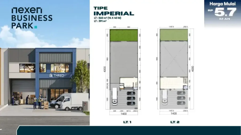 Gudang Nexen Business Park Tipe Imperial