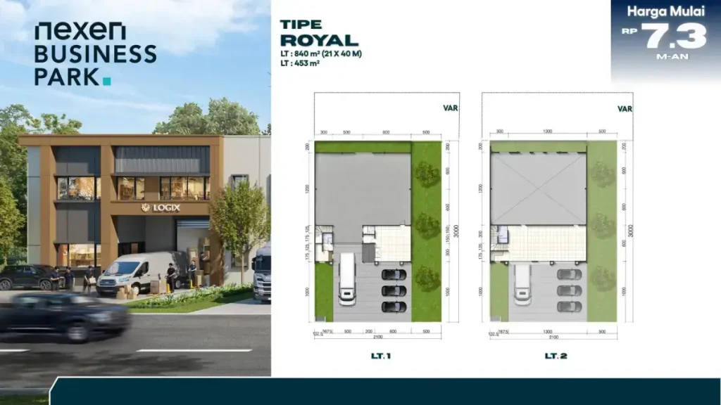 Gudang Nexen Business Park Tipe Royal