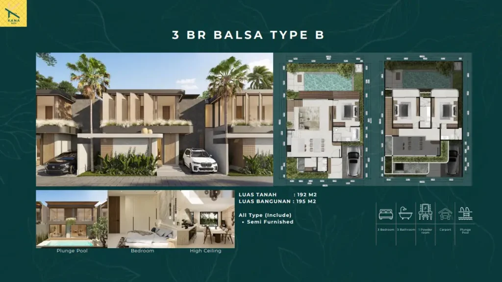 Kana Hills Jimbaran Bali Tipe 3 BR B
