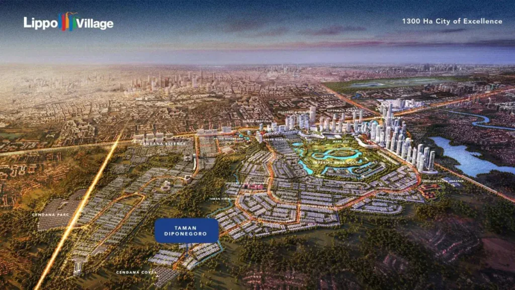 Brentwood Villas Lippo Village Master Plan