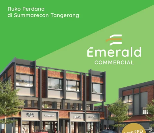 Emerald Commercial: Ruko Waterfront Pertama di Summarecon Tangerang Emerald Commercial Summarecon Tangerang