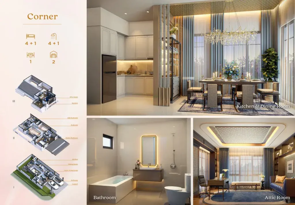 Rumah Altadena Prime Paramount Serpong Tipe 9x19 Interior