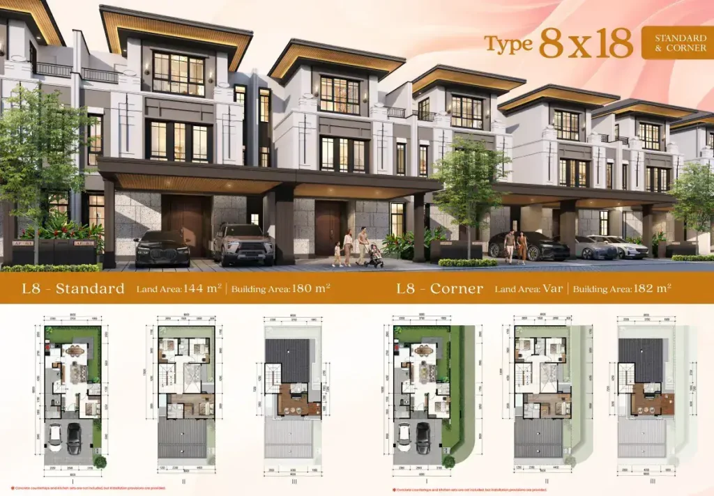 Rumah Altadena Prime Paramount Serpong Tipe 8x18