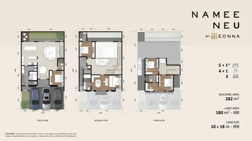 Denah Rumah Namee Neu By Eonna BSD